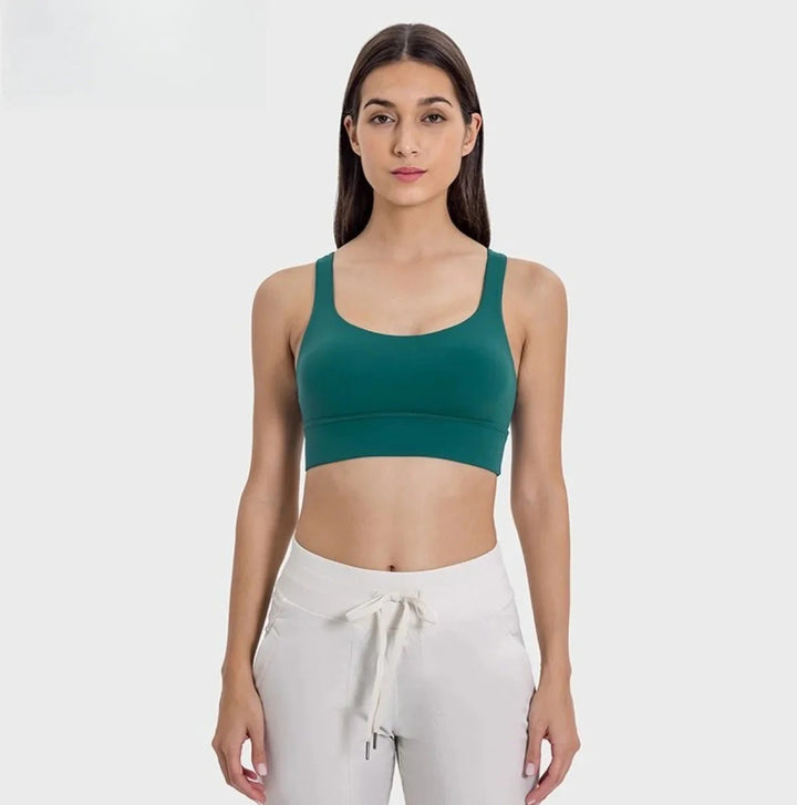 Drune | Schöner Rücken Design schlanke Brust heben nahtlose Yoga-BH