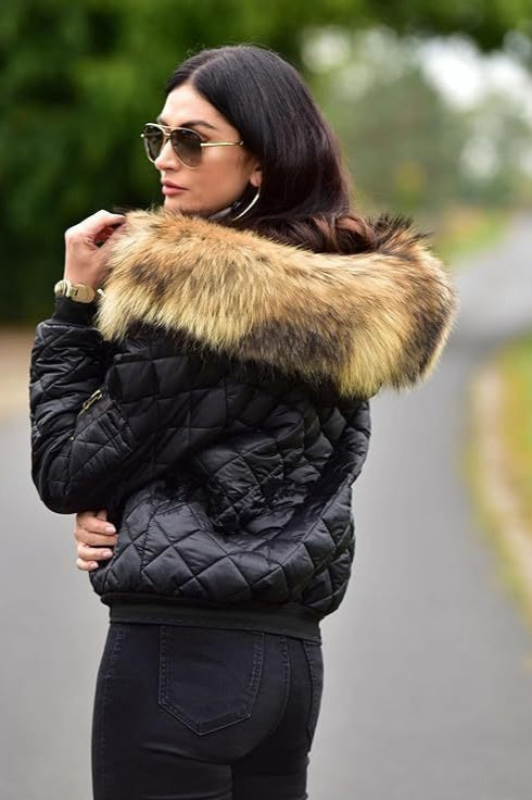 Drune | Lässige Kapuzen-Pufferjacke