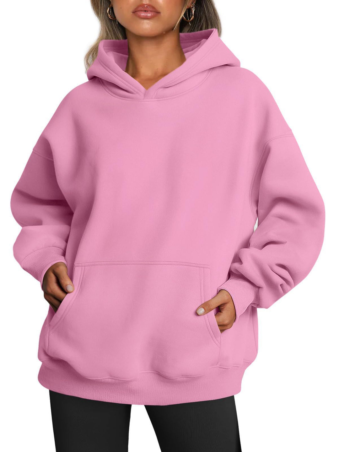Drune | Oversized-Pullover aus Fleece mit Tasche für Damen