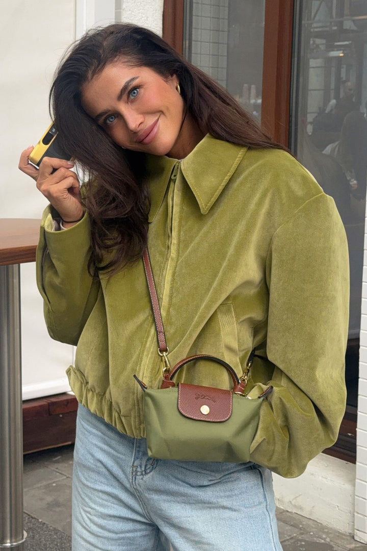 Drune | Velours Kragenjacke
