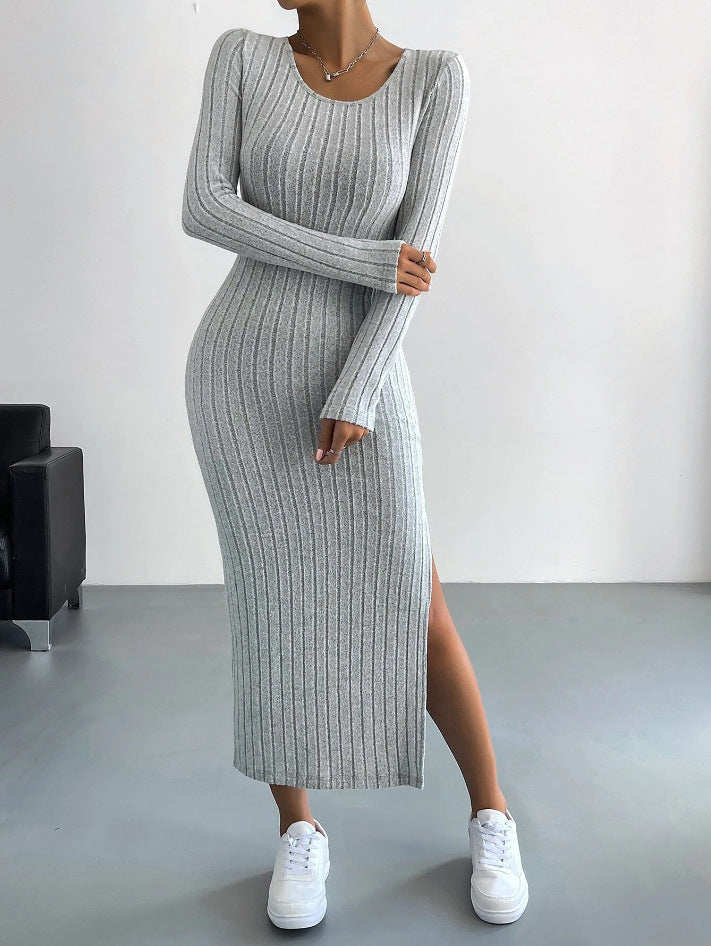 Drune | Gestricktes langes Kleid für Frauen