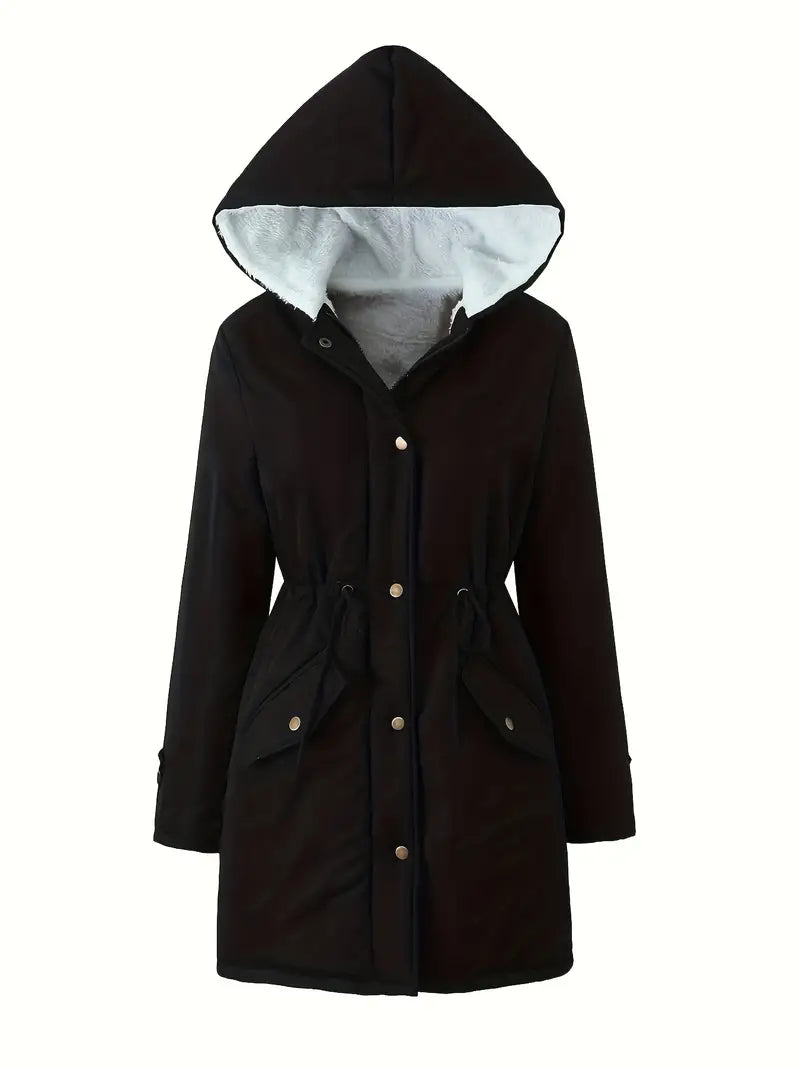Drune | Gefütterte Parkajacke mit Kapuze Winddicht und Warm Praktisches Design