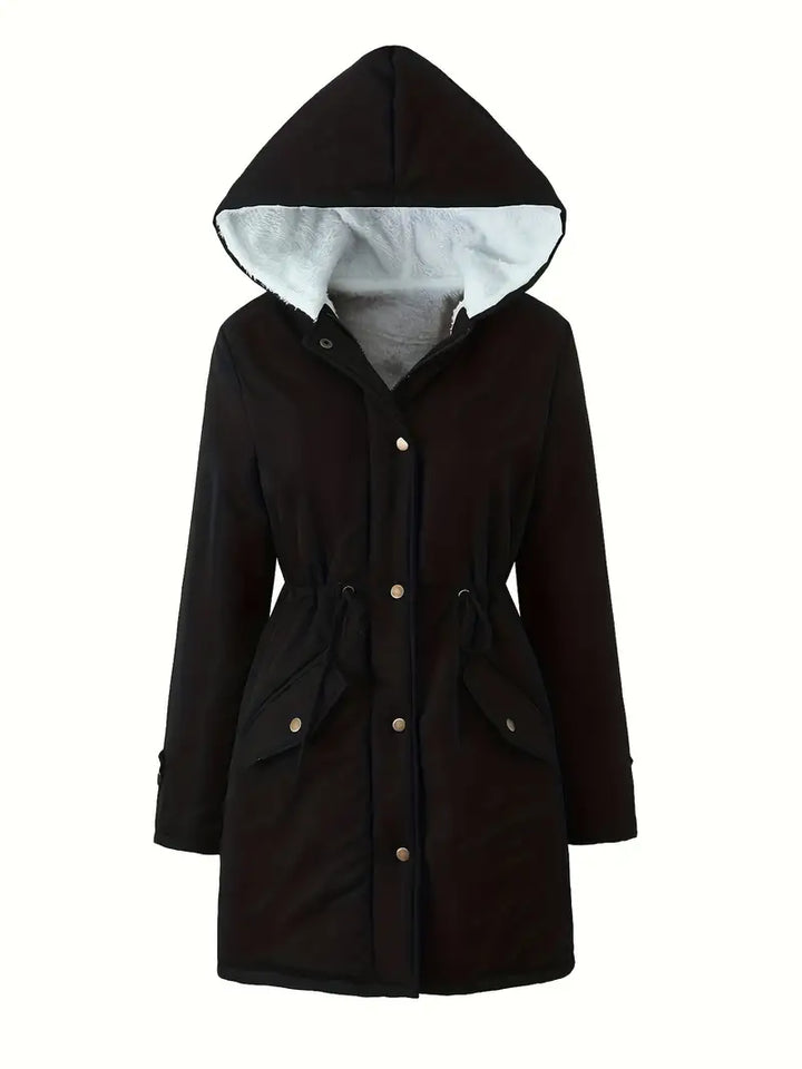 Drune | Gefütterte Parkajacke mit Kapuze Winddicht und Warm Praktisches Design