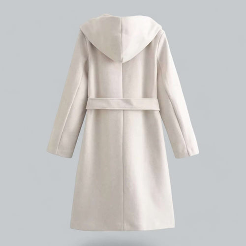 Drune | Damen Kapuzen Lang Trenchcoat