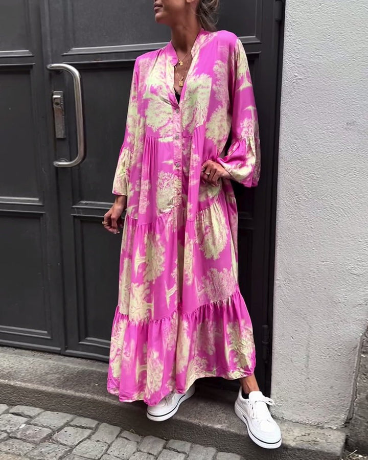 Drune | Lange Elegante Fließkleid