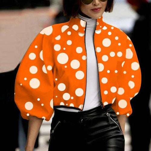 Drune | Bedruckte Jacke mit Reißverschluss
