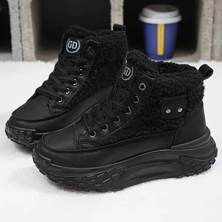 Drune – Wasserdichte Plüsch-Stiefeletten