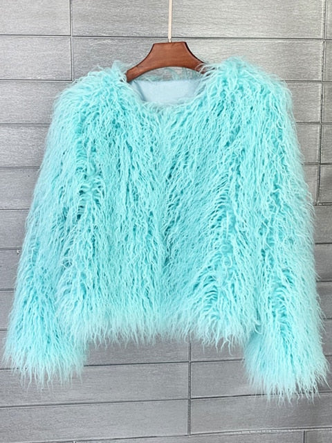 Drune | Eleganter Warmer Kunstpelzmantel für Herbst und Winter