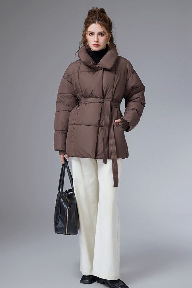 Drune | Lässige Gekürzte Baumwoll-Pufferjacke