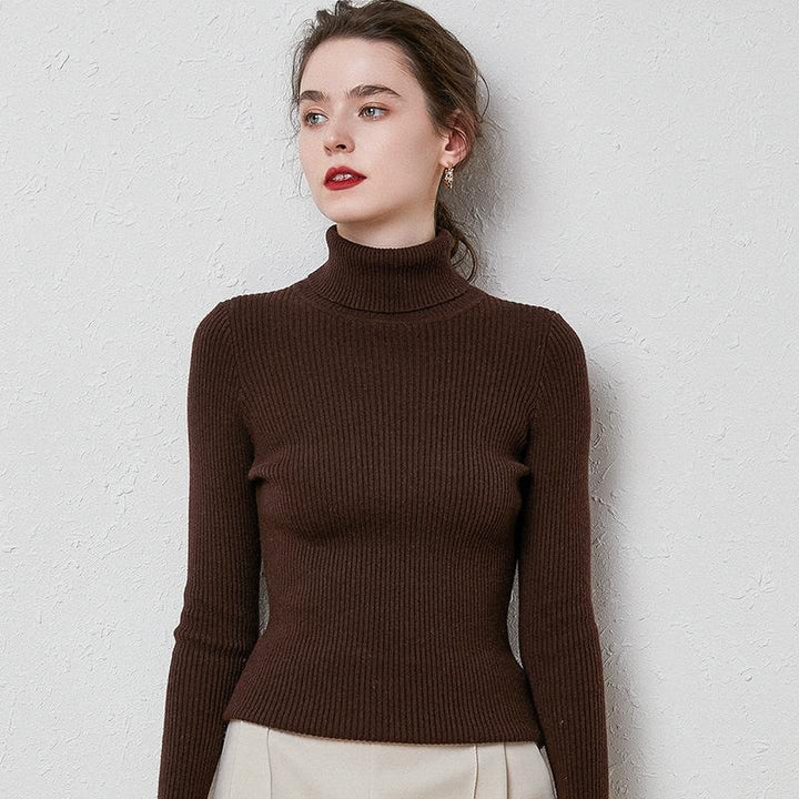 Drune | Premium-Wollrollkragenpullover für Frauen