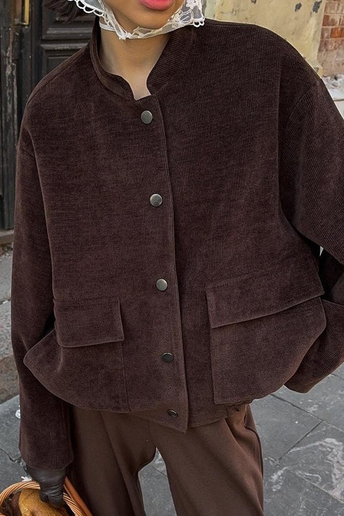 Drune | Kragen Einreiher Jacke
