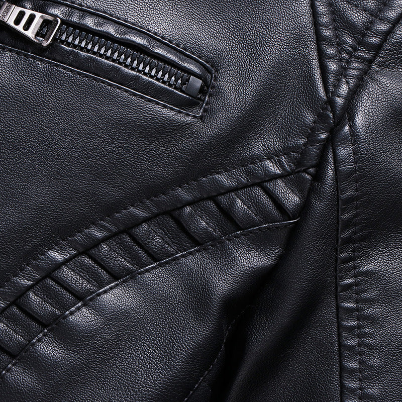 Drune | Herren PU-Lederjacke