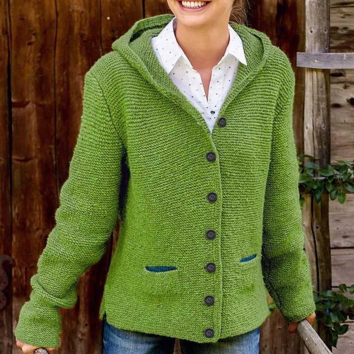Drune | Stilvolles Strickjacke mit Kapuze