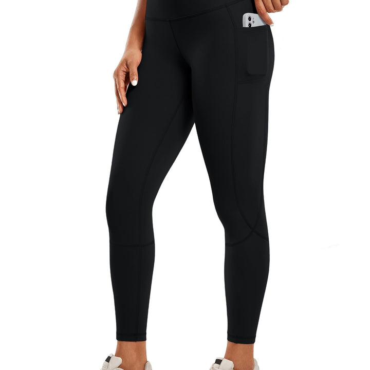 Drune | Schnell Trocknende Damen Yogalegging Mit Hohem Bund Und Tasche
