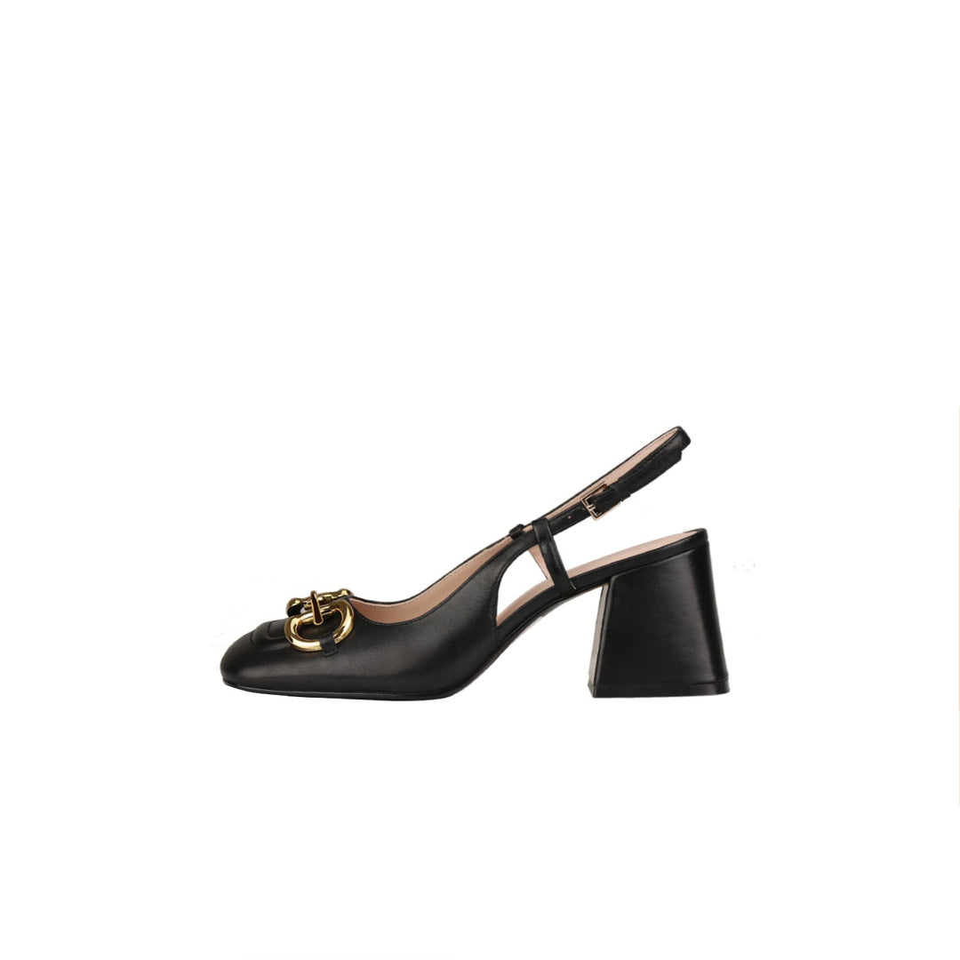 Drune Retro Mary Jane Schuhe mit dicken hohen Absätzen und Schnallen
