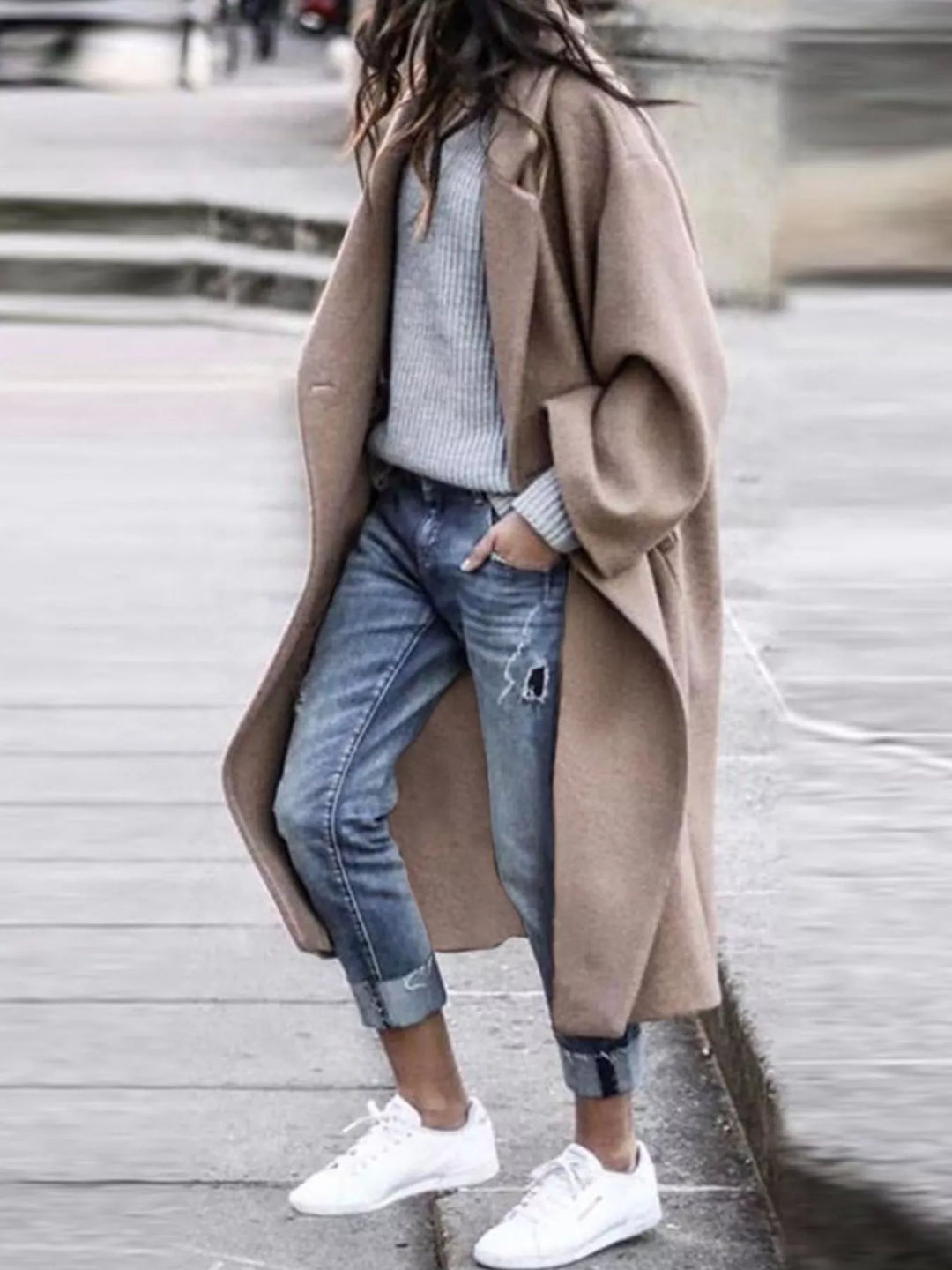 Drune | Damen Oversized Langer Wintermantel