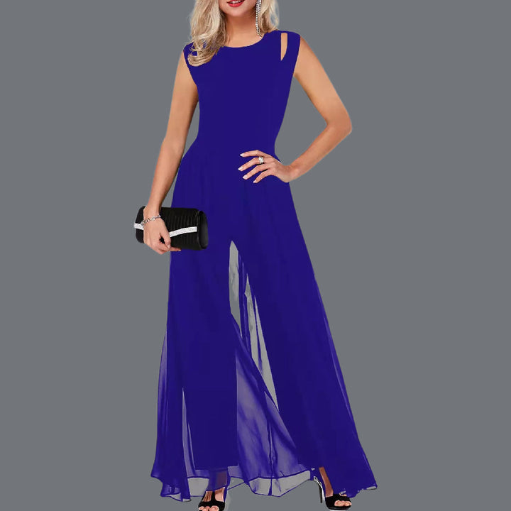 Drune | Einfarbiger Damen Jumpsuit Aus Milchseide