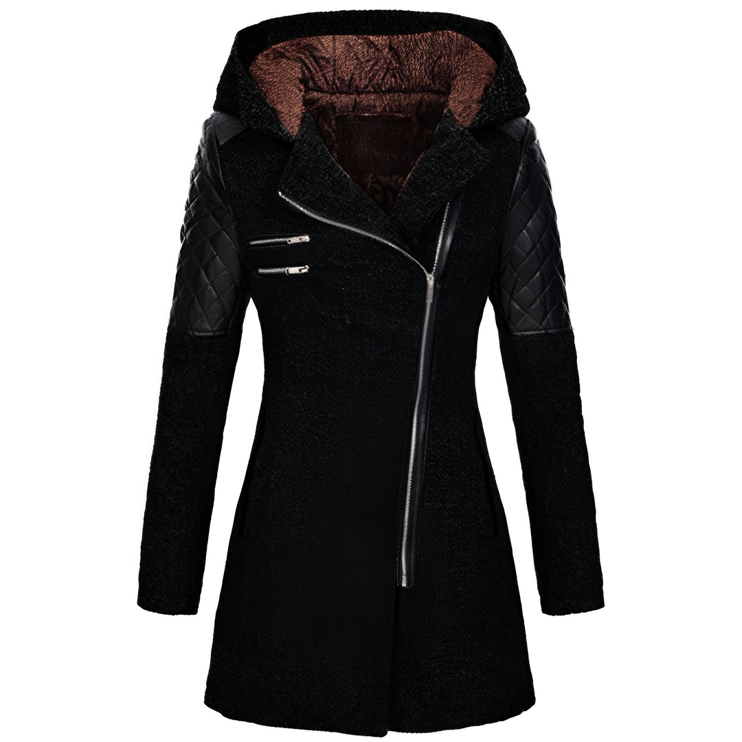 Drune | Winterlicher Woll|Trenchcoat Mit Kapuze