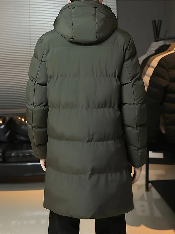 Drune | Herren Wintermantel mit Kapuze - Winddichter, gefütterter Parka für kalte Tage