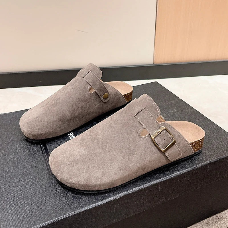 Drune | Orthopädische Leder Pantoffeln