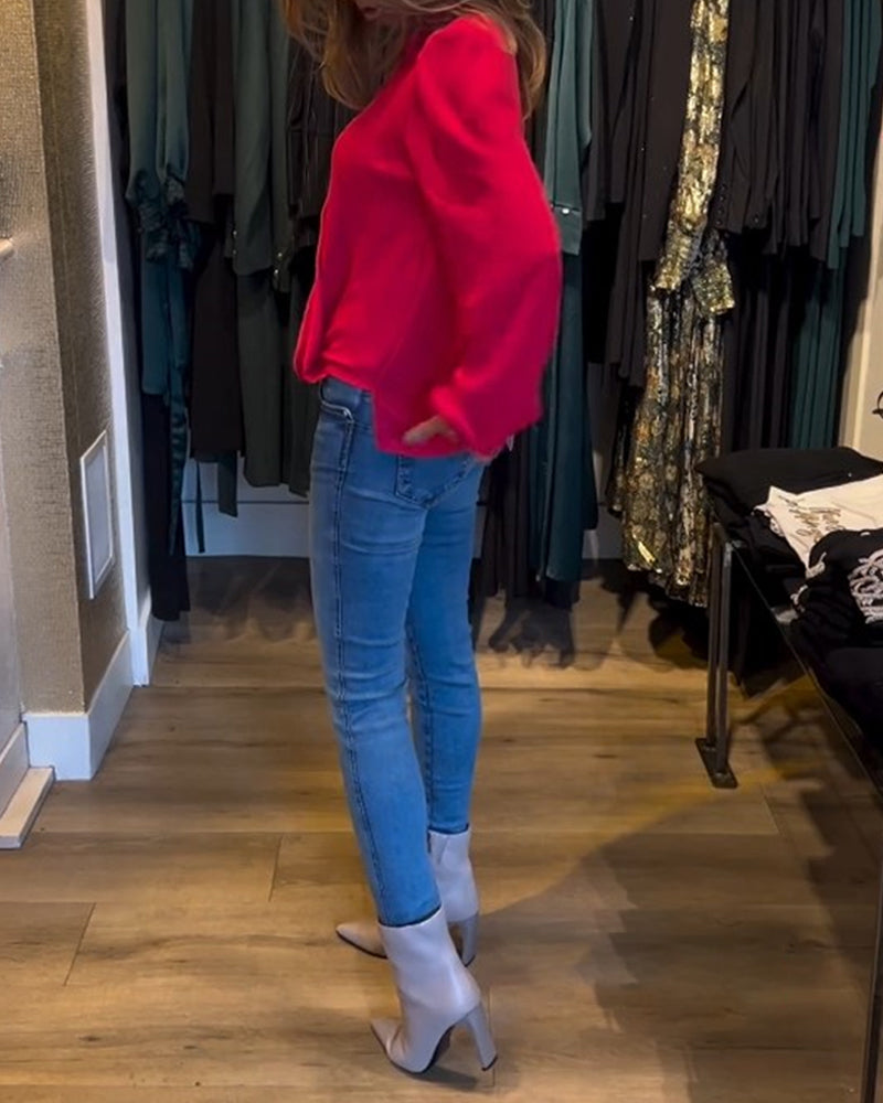 Drune | Bluse mit Laternenärmeln