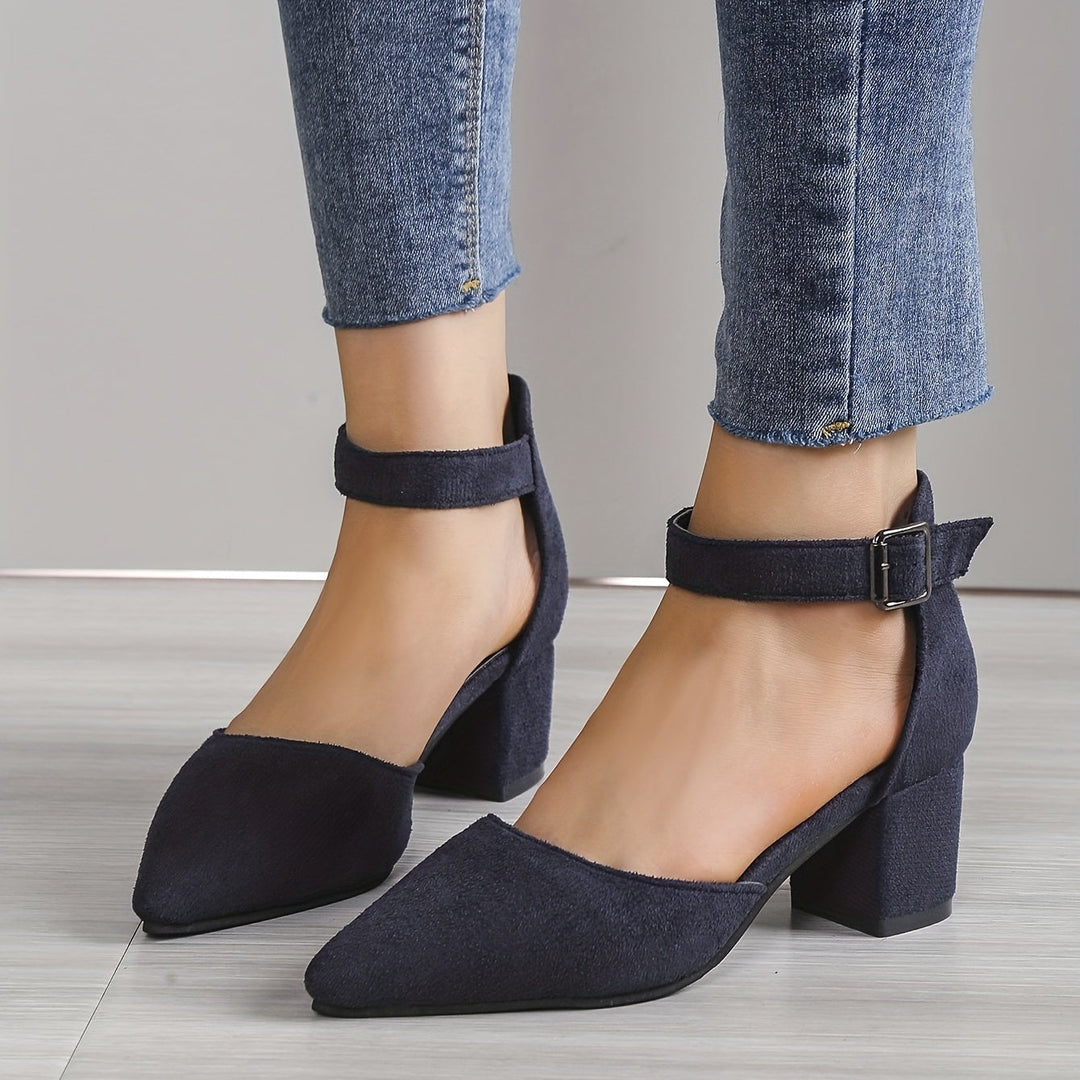 Drune | Damen Sandalen mit Blockabsatz Schnürung, mit Knöchelriemen, Elegant