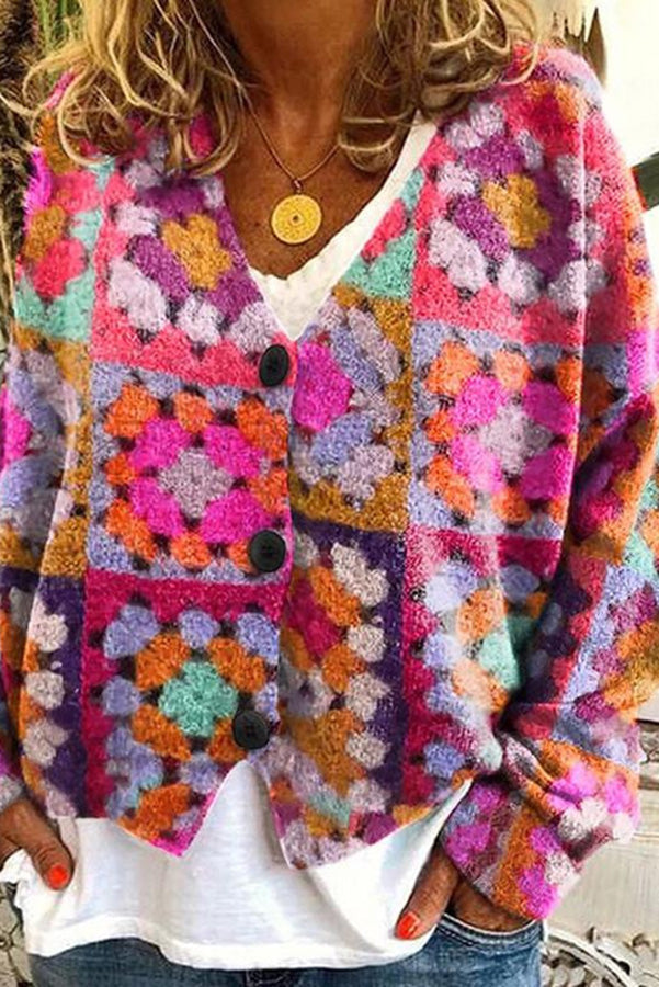 Drune | Bedruckte Boho-Weste im Vintage-Stil