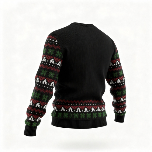 Drune | Eigenartig, Gemütlich & Festlich: Der süße Cartoon-Print Weihnachts-Pullover