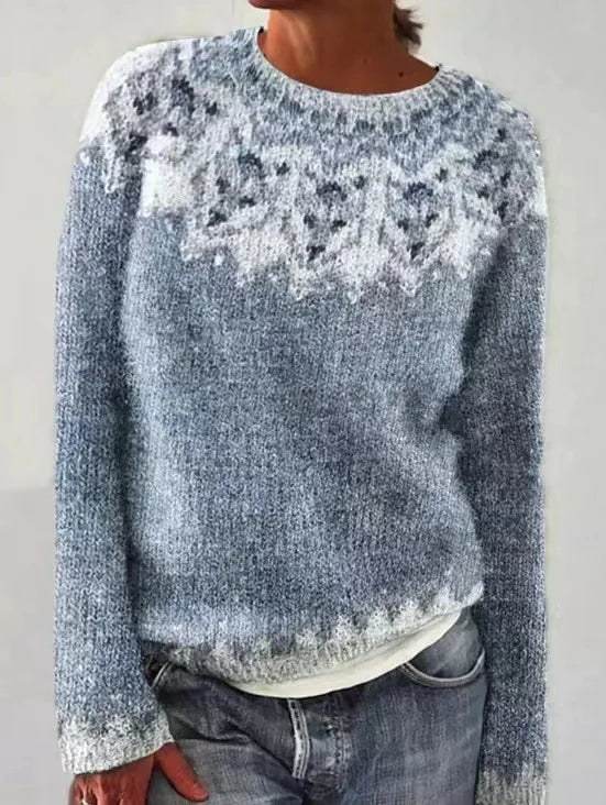 Damen Norwegerpullover mit Stilvollem Design & Gemütlicher Passform | Drune