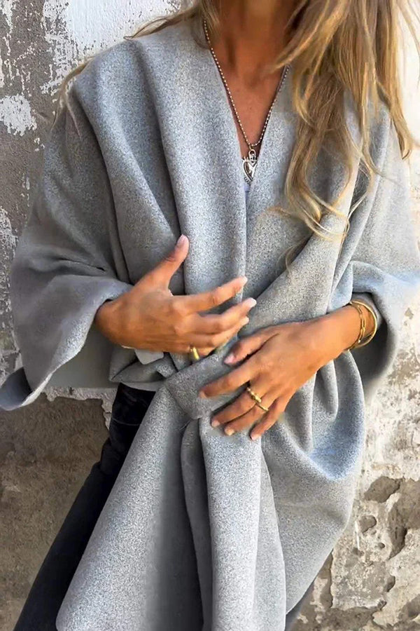 Drune | Loser V-Ausschnitt Schal Cape Jacke