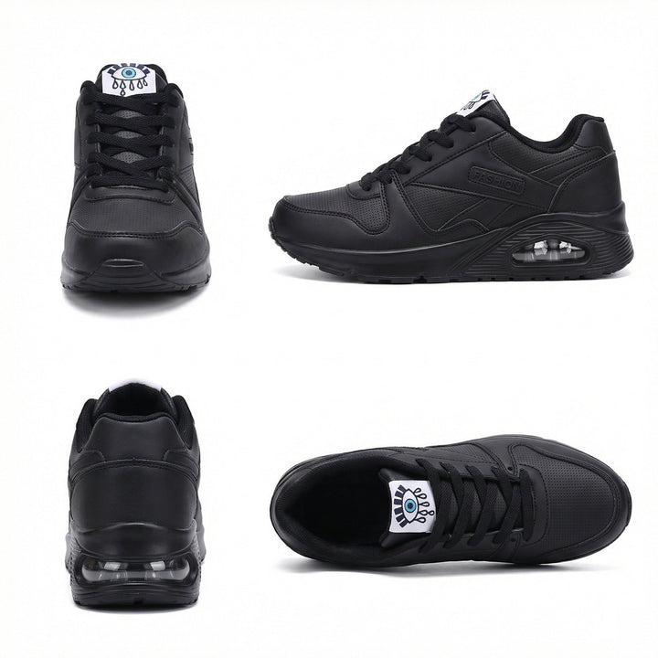 Drune | Pu Orthopädische Damen Sneaker mit Schwarzem Augenprint