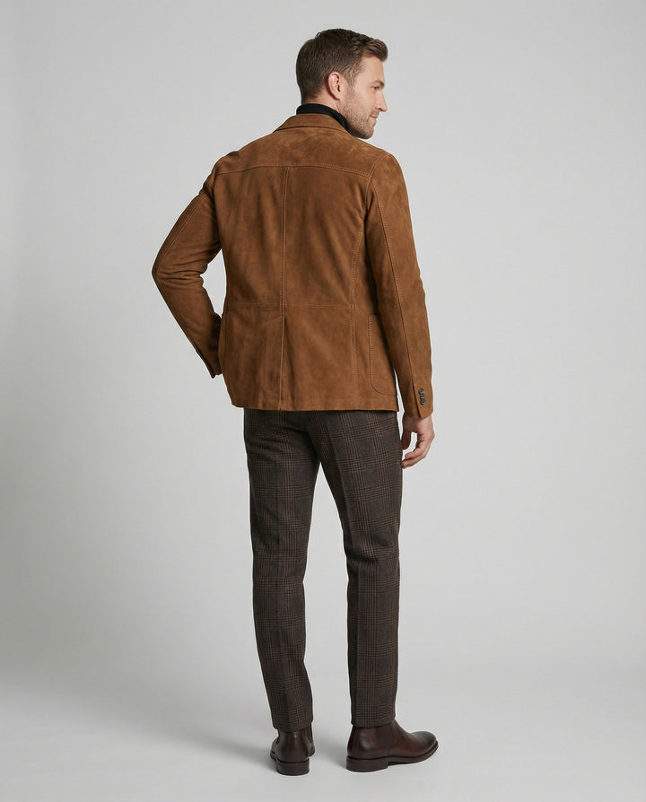 Herren Wildlederblazer