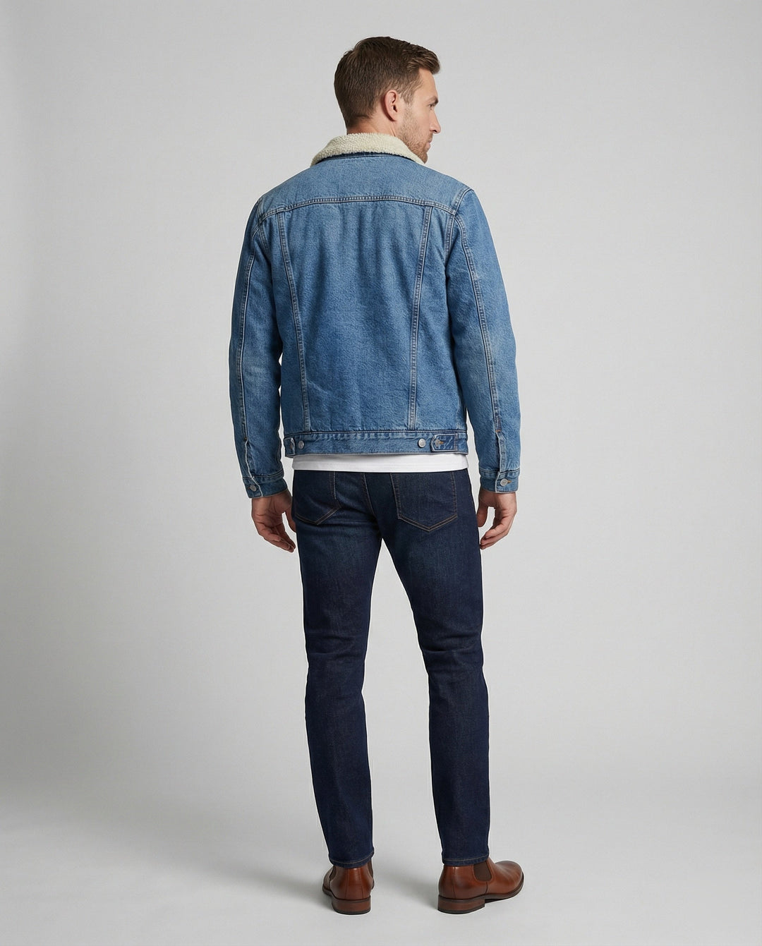 Drune | Warme Denimjacke Winter