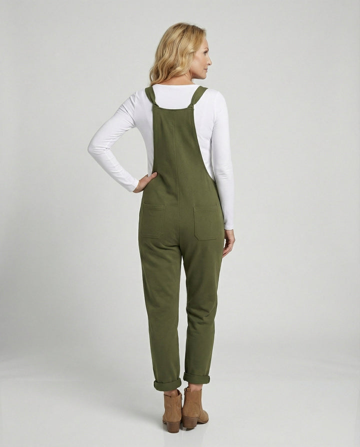 Damen Latzhose Baumwolle Casual