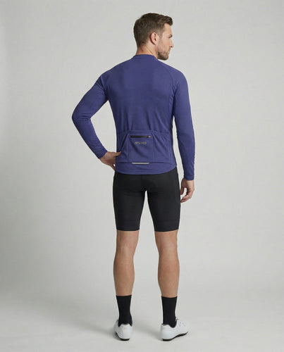 Fahrradtrikot Langarm Mit Rückentaschen Herren