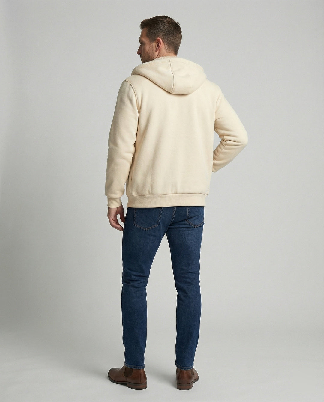 Drune | Warmer Fleecegefütterter Winterhoodie für Herren