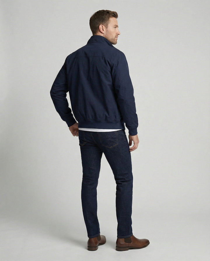 Herren Harrington-Jacke mit Reißverschluss