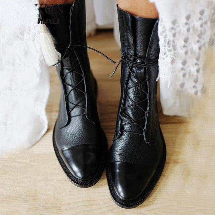 Drune | Winter Vegane Lederstiefel