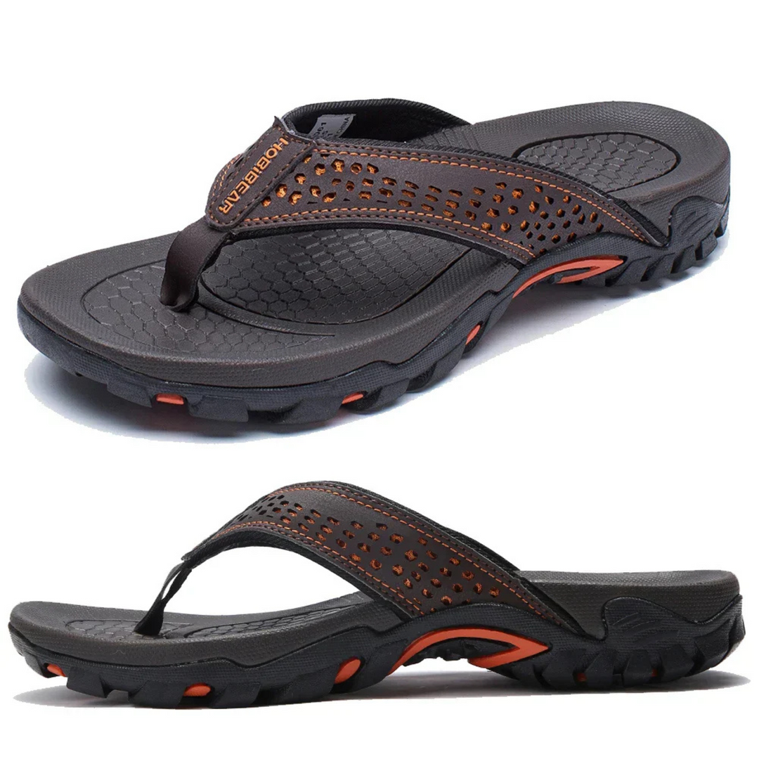 Drune | Herren Schwarz Outdoor Sandalen Robust
