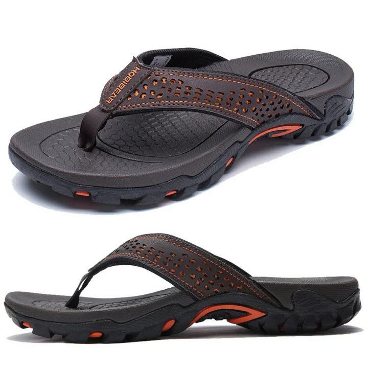 Drune | Herren Schwarz Outdoor Sandalen Robust