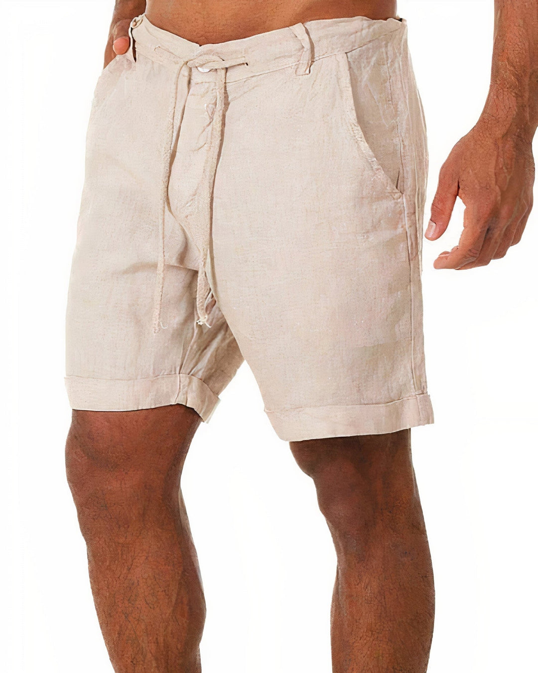 Drune | Basis Leinen Shorts Für Herren