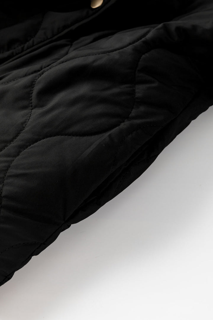 Drune | Steppjacke - Sherpa-Futter - Druckknopfverschluss - Vielseitige Wärme