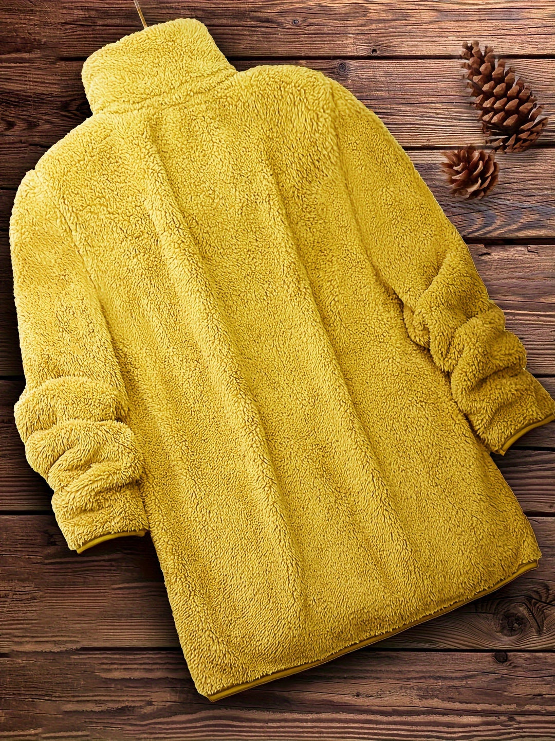 Drune | Plüschjacke Polyester Weich und Warm
