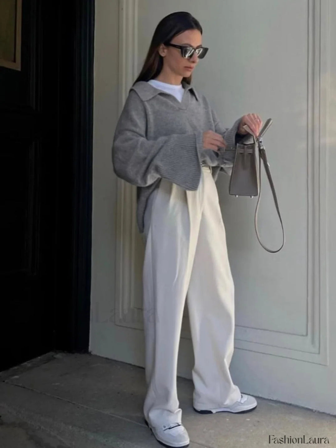 Drune | Cozy minimalist oversized knit sweater