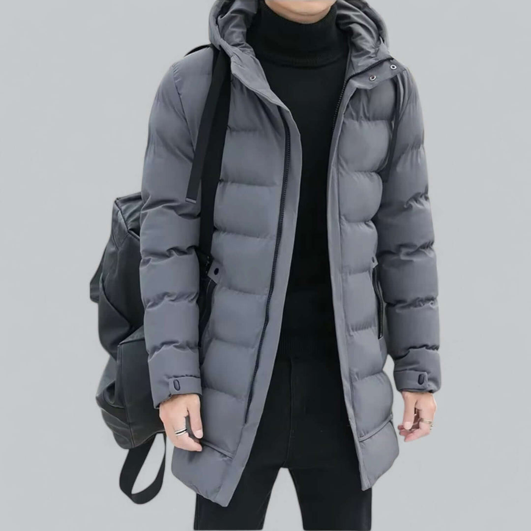 Drune | Lang geschnittene gepolsterte Winter Parka Jacke