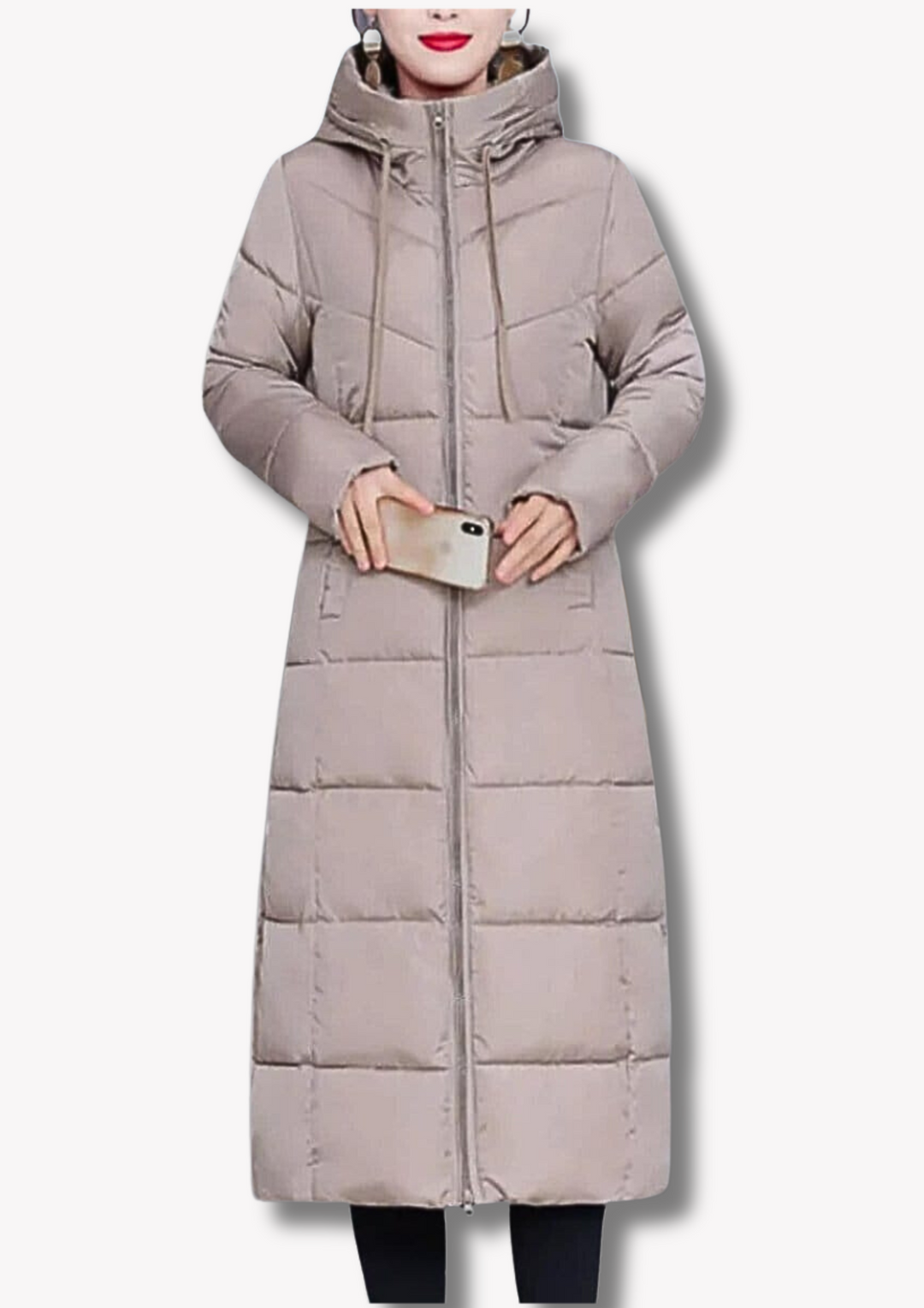 Drune | Langer Puffer-Mantel Damen