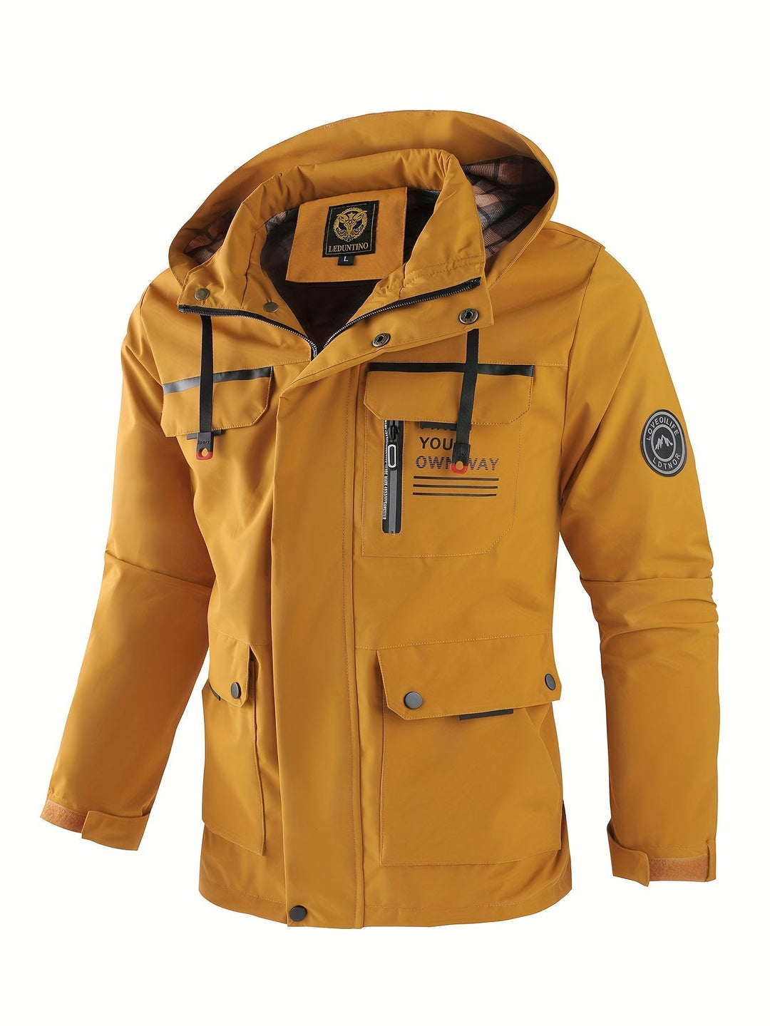 Drune | Herren Kapuzen Utility Jacke