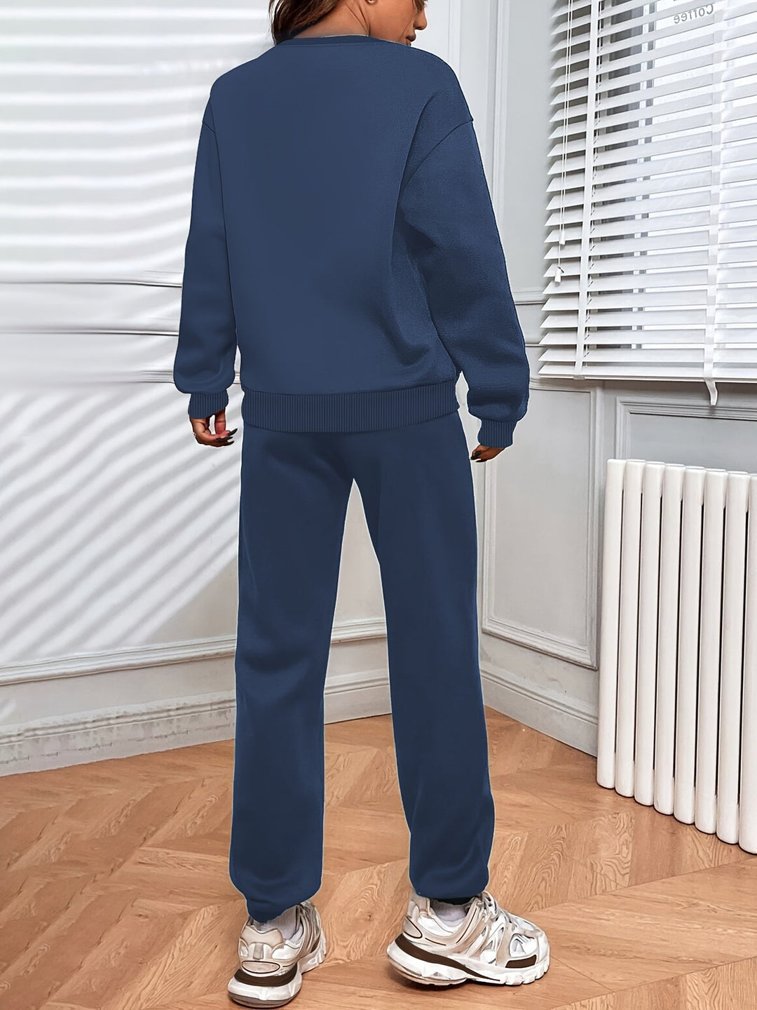 Drune | Jogging Set - Oversized Sweatshirt & Hochtaillierte Jogger - Weich & Bequem