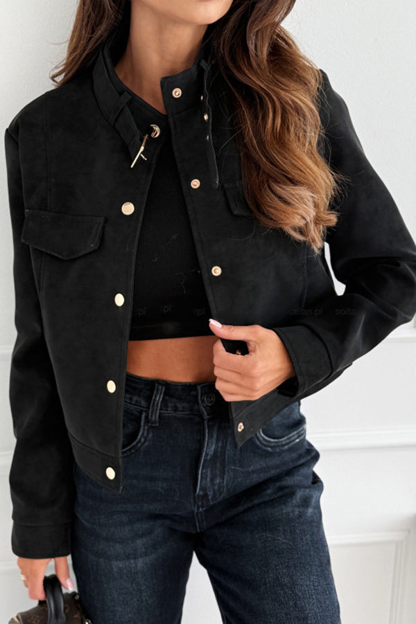 Drune | Stylish long-sleeved casual jacket with buttons