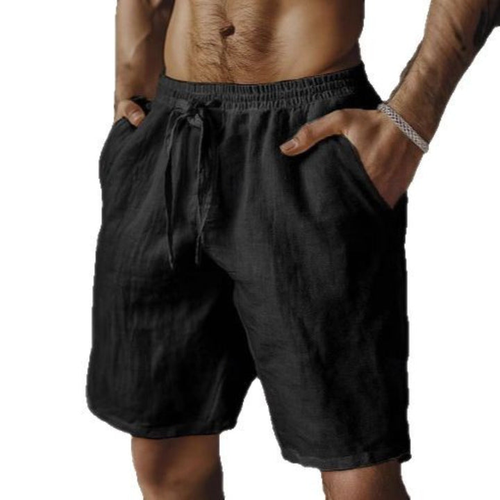 Drune | Herren-Schnürshorts aus Baumwolle
